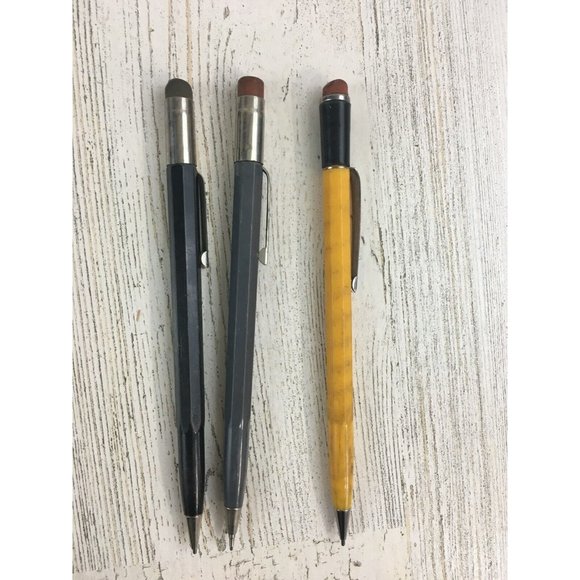 Vintage Lot of 3 Mechanical Pencils Scripto Wearever Long Lead Thinline 49 Twist - Picture 13 of 16
